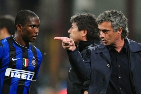 Lewat Foto dan Pesan Singkat, Mourinho Yakinkan Eto'o untuk Gabung Inter Milan