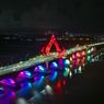 Jembatan Rp 800 Miliar di Yogyakarta, Bertabur Lampu Aneka Warna Saat Malam