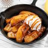 Resep Pisang Bakar Karamel ala Kafe, Masak Camilan Pakai Teflon 