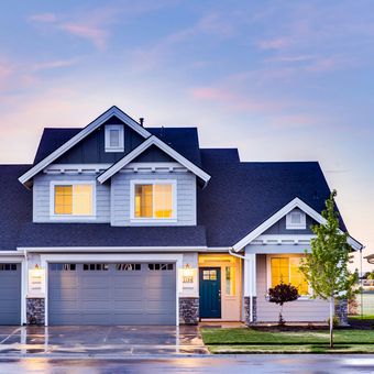 Ilustrasi rumah baru.