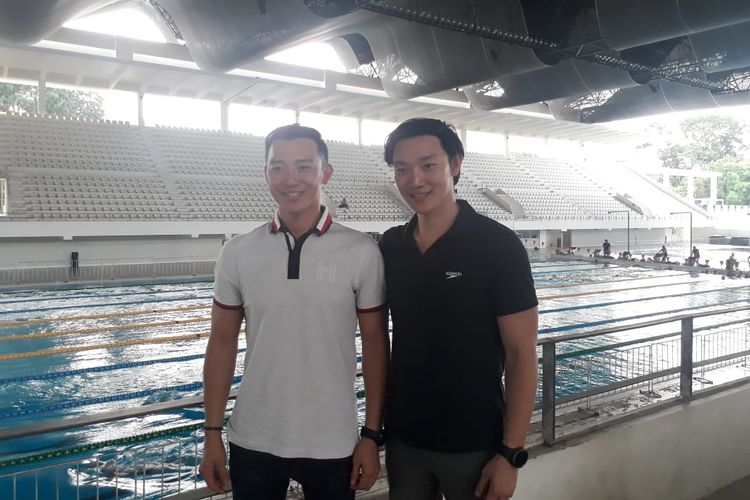 Albert Sutanto (kiri) dan Felix Sutanto (kanan) sebagai CEO atau penyelenggara Oceanman Bali 2020 yang akan dilaksanakan di Pantai Sanur, Bali, 10-11 April 2020. 