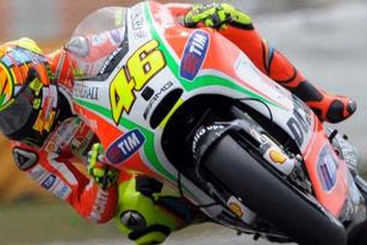 Pebalap Ducati, Valentino Rossi.