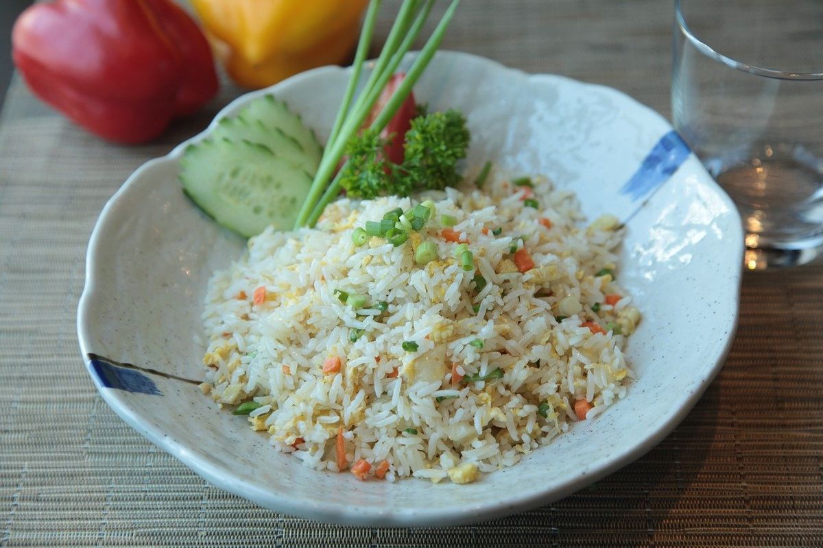 Ilustrasi nasi goreng. 
