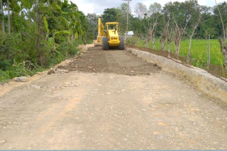 Jalan lingkungan Bendungan Rukoh 0,516 kilometer.