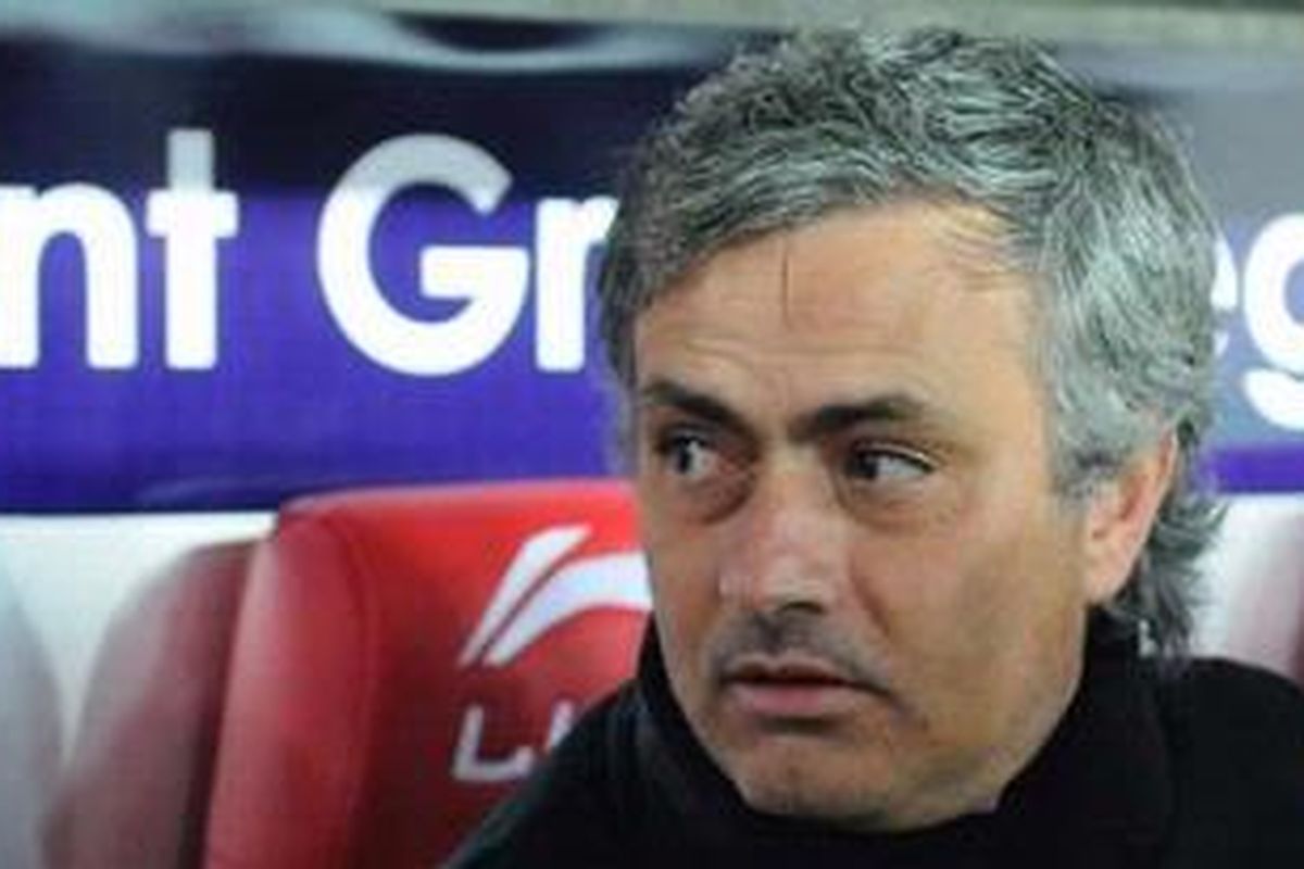 Pelatih Real Madrid, Jose Mourinho. 