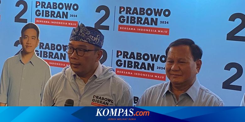 Ridwan Kamil Targetkan Suara Prabowo-Gibran di Jabar Minimal 60 Persen