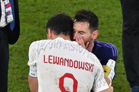 Piala Dunia 2022: Terungkap Isi Bisik-bisik Messi ke Lewandowski