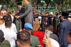 Tinggalkan Kemenhan, Prabowo Diarak ke Istana Negara Naik Maung