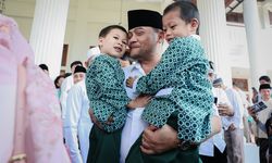 Wujud Kesehajaan, Ahmad Luthfi Lebaran Bersama Anak Panti dan Komunitas Disabilitas
