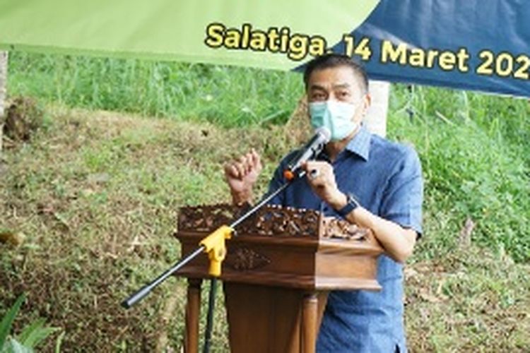 Wali Kota Salatiga Yuliyanto mencanangkan Gumuk Sidul Menul-menul sebagai destinasi wisata alam