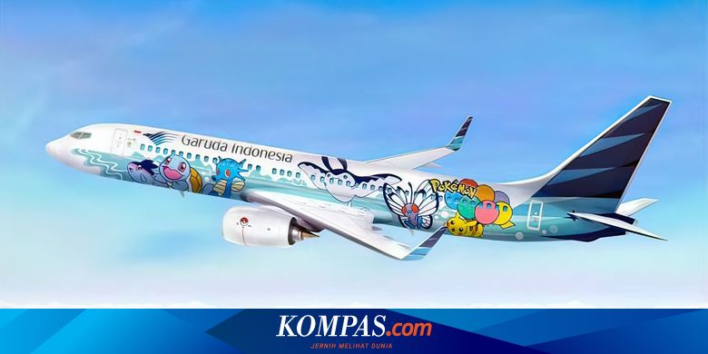 Pengalaman Baru Pesawat Garuda Indonesia dengan Livery Pikachu Tematik"
