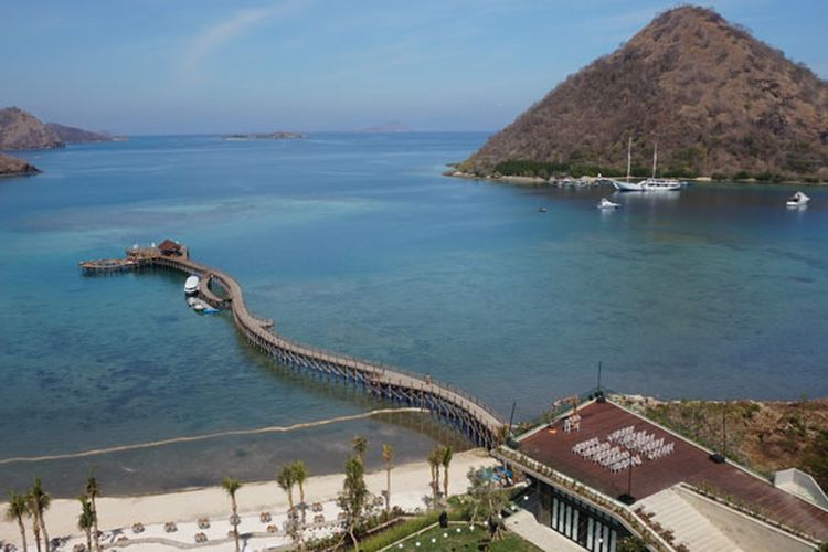 Ayana Komodo Resort di Pantai Waecicu, Labuan Bajo, Kabupaten Manggarai Barat, Nusa Tenggara Timur, Sabtu (15/9/2018).