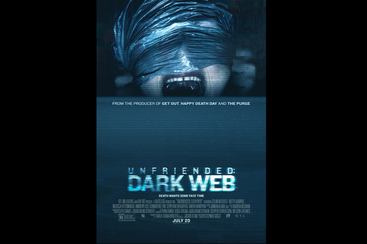 Film horor besutan sutradara Stephen Susco, Unfriended: Dark Web (2018), akan tayang di Netflix mulai 3 September.