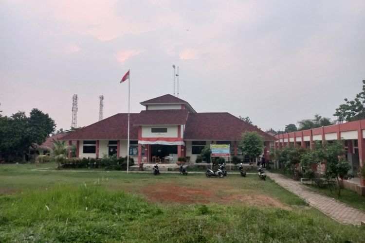 Kondisi SMK Negeri 7 Tangerang Selatan yang pengadaan lahannya diduga dikorupsi, Jumat (3/9/2021).
