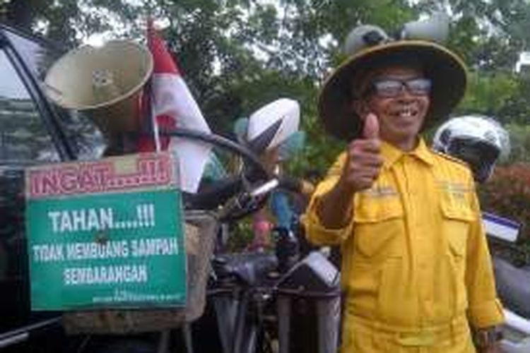 Sariban (72) saat ditemui Kompas.com di Sasana Budaya Ganesha Kota Bandung, beberapa waktu lalu.