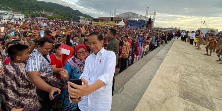 Saat berkunjung ke Papua, Oktober 2019, Presiden Jokowi yakin Youth Creative Hub di Jayapura bisa menjadi medium inovasi muda-mudi lokal/