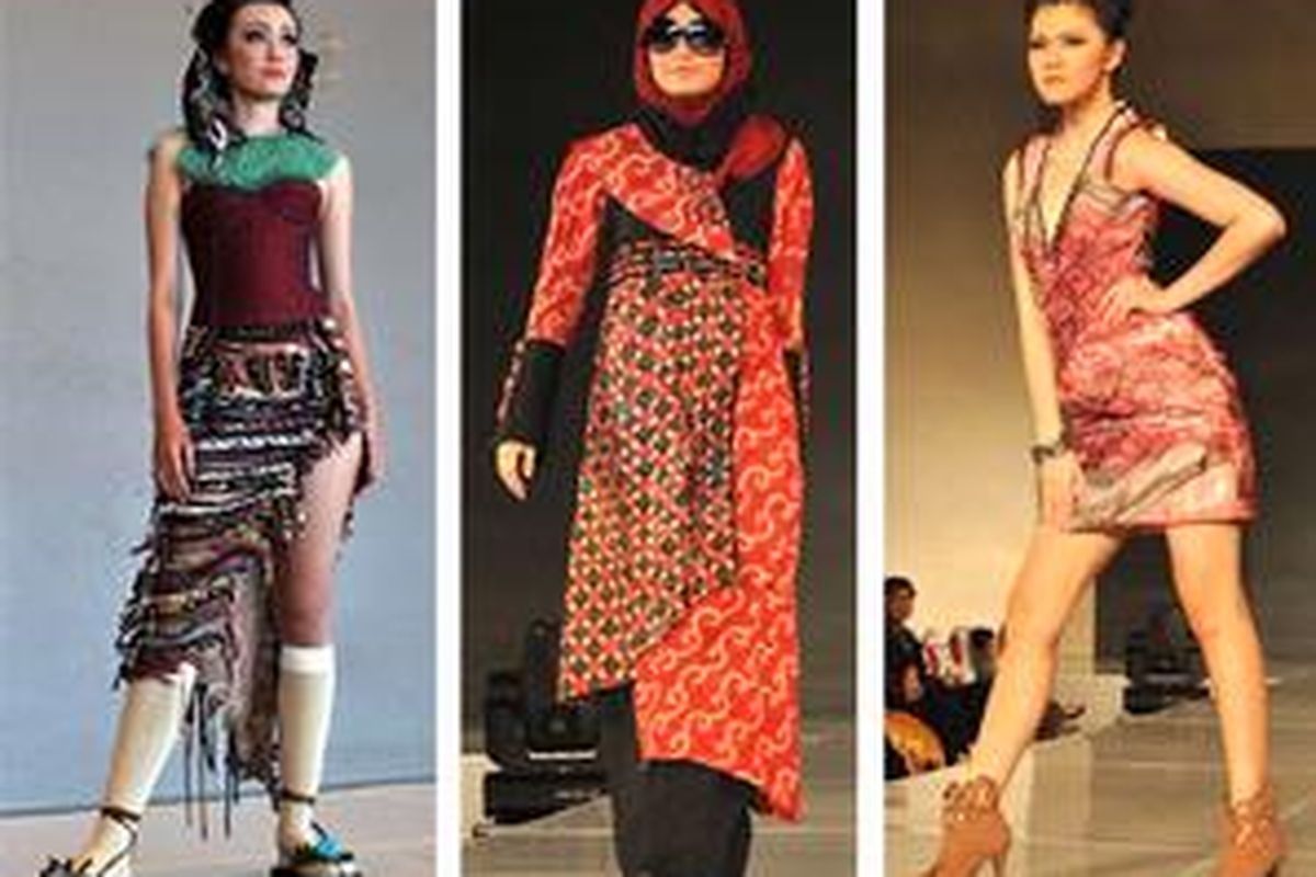 Eksplorasi batik di Fashion Tendance APPMI Jawa Timur 2011. 
