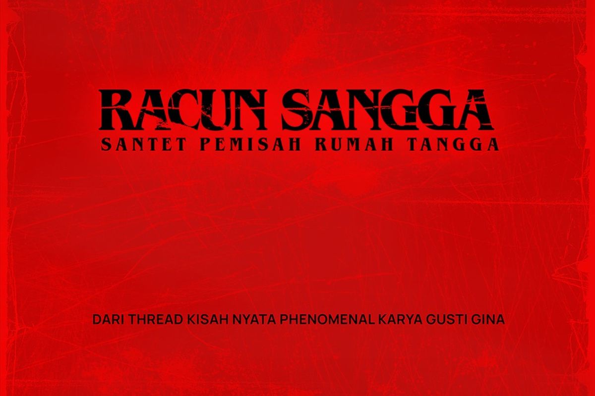 Poster film Racun Sangga: Santet Pemisah Rumah Tangga.