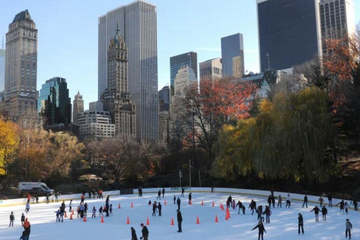 Central Park, New York, Amerika Serikat.