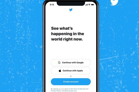 Login Twitter Kini Bisa Pakai Akun Google dan Apple