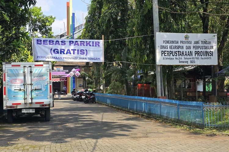 Tak Lagi Bayar, Dinas Arpus Jateng Kini Gratiskan Parkir di Perpustakaan Provinsi