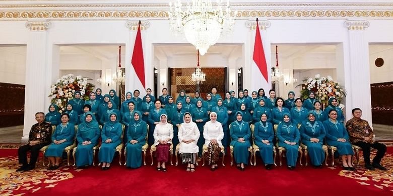 TP-PKK Pusat dan Provinsi se-Indonesia Bersilaturahmi dengan Ibu Negara