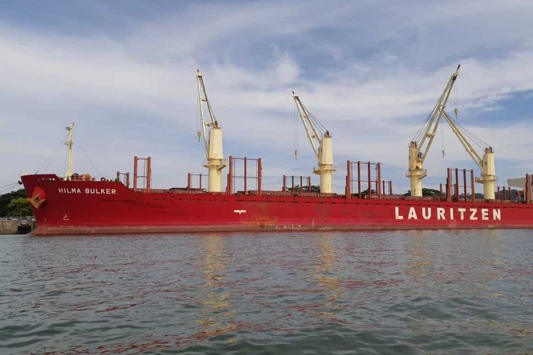 A cargo ship which sailed from India berthed at Indonesia's port of Tanjung Intan in Cilacap, Central Java.  It was reported that 13 of its total 20 crew members have tested positive for Covid-19.