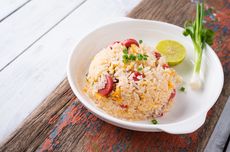 Resep Nasi Goreng Sosis Spesial dengan Bumbu Putih