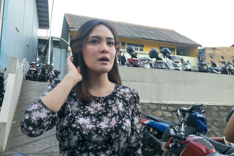 Artis peran Shandy Aulia saat ditemui di Gedung Trans TV, Tendean, Jakarta Selatan, Selasa (10/9/2019).
