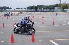 3 Menu Ujian Praktik Kompetisi Safety Riding Motor di Thailand
