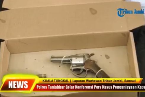 Wali Murid Bawa Pistol Hajar Kepala Sekolah di Jambi, 2 Senjata Api Diamankan Polisi