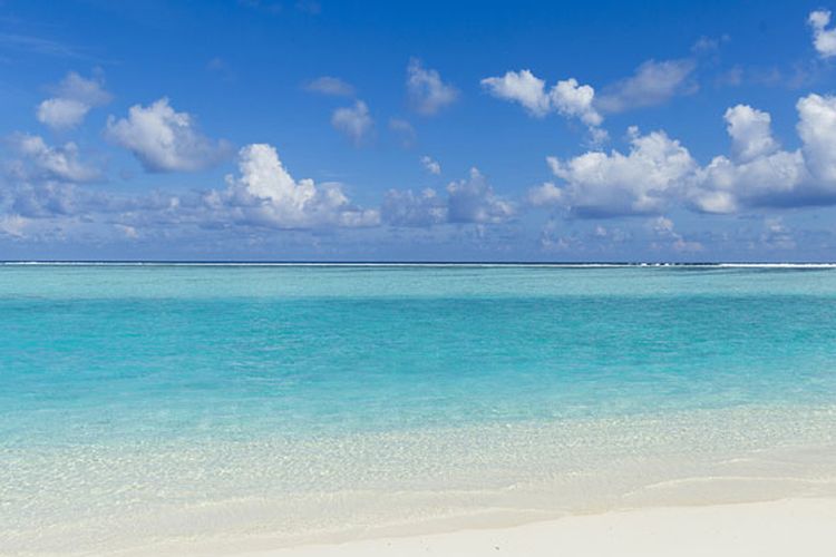 Pantai di Niyama Private Islands, Maladewa.