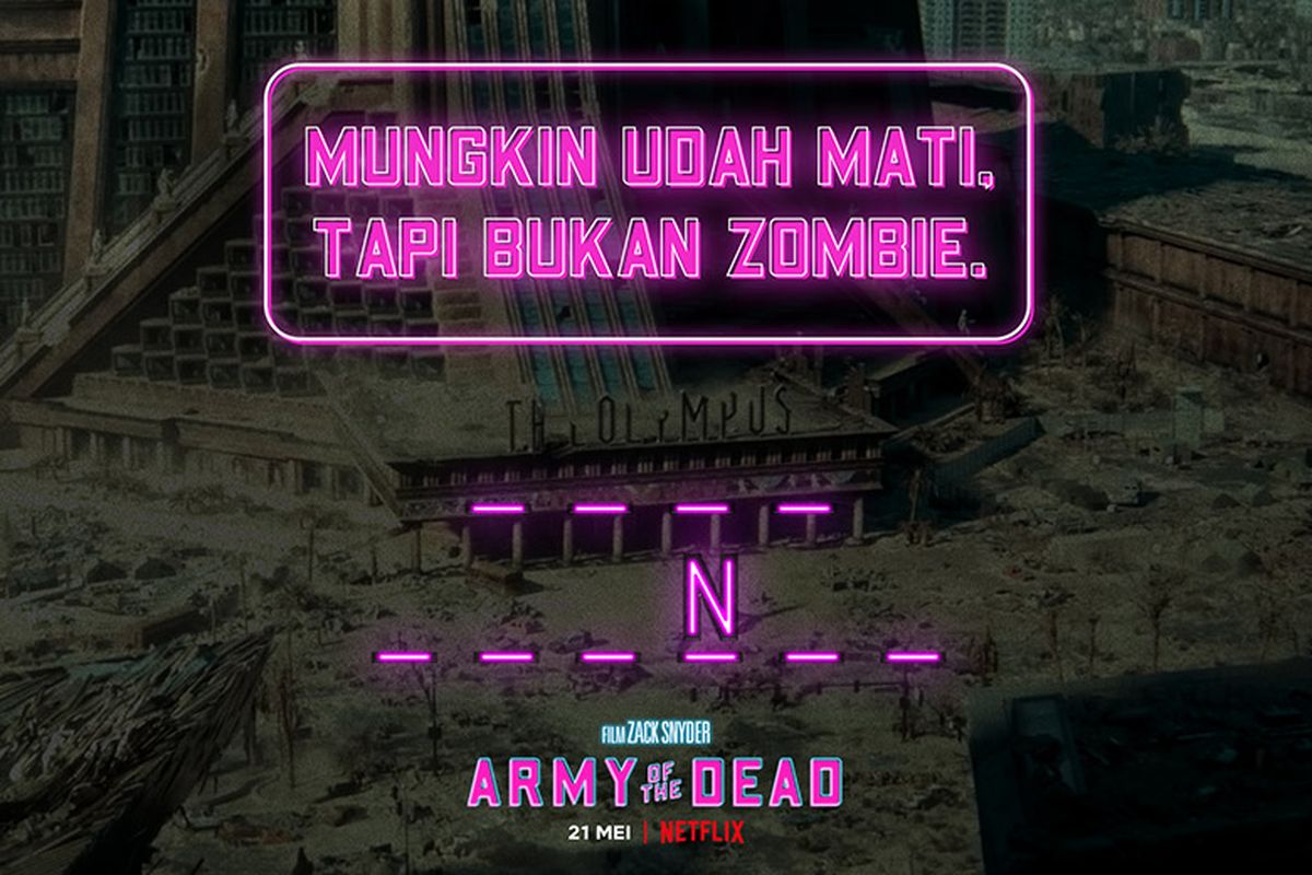 Petunjuk kode brankas seperti film Army of The Dead 