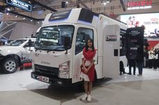 Isuzu Bawa Truk Power Bank Raksasa buat Cas Kendaraan Listrik