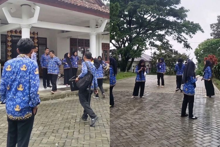 Gempa Guncang Tanggamus, Pegawai Pemkab Berhamburan Keluar Kantor