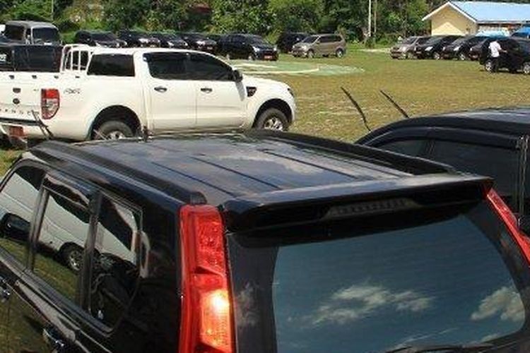 Ratusan Kendaraan Dinas Pemerintah Riau dikandangkan tahun 2019 lalu jelang libur Hari Raya Idul Fitri 

