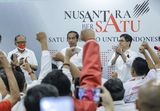 BERITA FOTO: Relawan Jokowi Deklarasikan ''2024 Manut Jokowi''