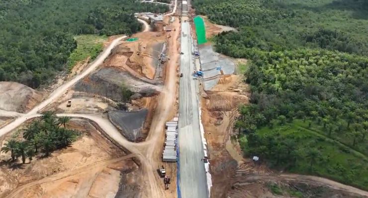 WSBP Suplai Beton Readymix Jalan Bebas Hambatan IKN 