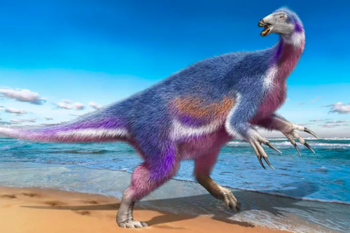 Ilustrasi dinosaurus herbivora