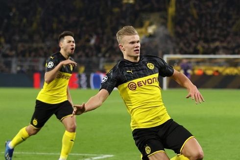 Dortmund Vs PSG, Dua Gol Erling Haaland Menangkan Die Borussen