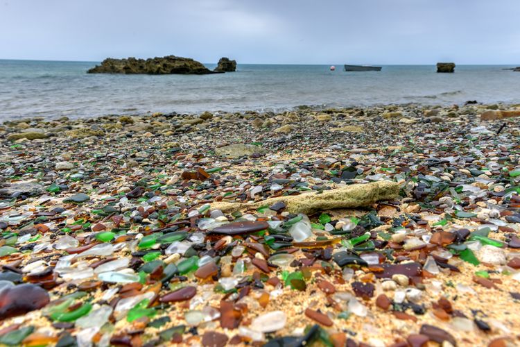 Sea Glass Beach, Bermuda. 