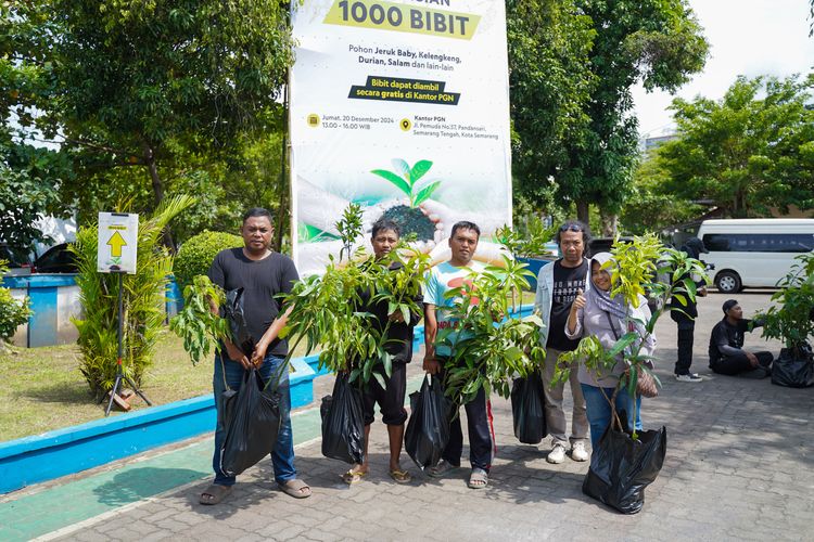 PGN memberikan 1.000 bibit tanaman produktif.