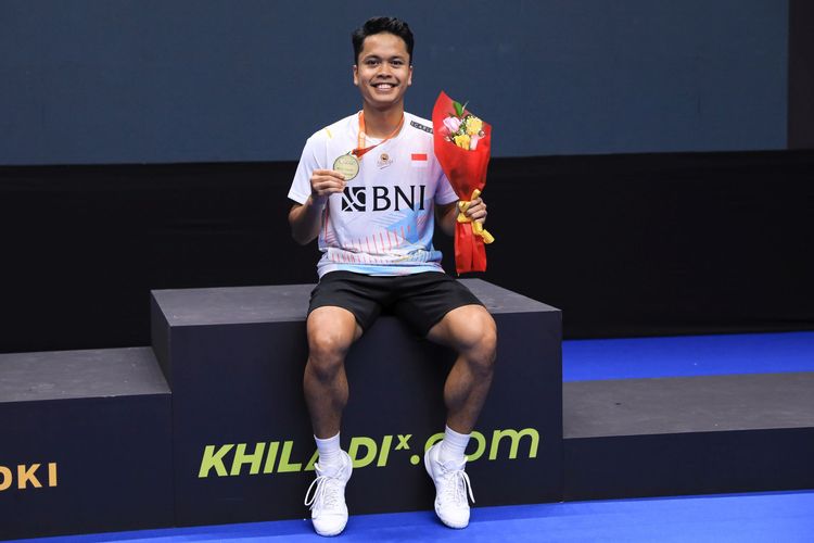 Tunggal putra Indonesia, Anthony Sinisuka Ginting, berhasil keluar sebagai juara Badminton Asia Championships 2023 setelah mengalahkan unggulan ketujuh asal Singapura, Loh Kean Yew, 21-12, 21-8 pada Minggu (30/4/2023) malam WIB.