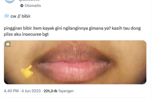 Ramai soal Pinggiran Bibir yang Menghitam, Bagaimana Cara Mengatasinya?