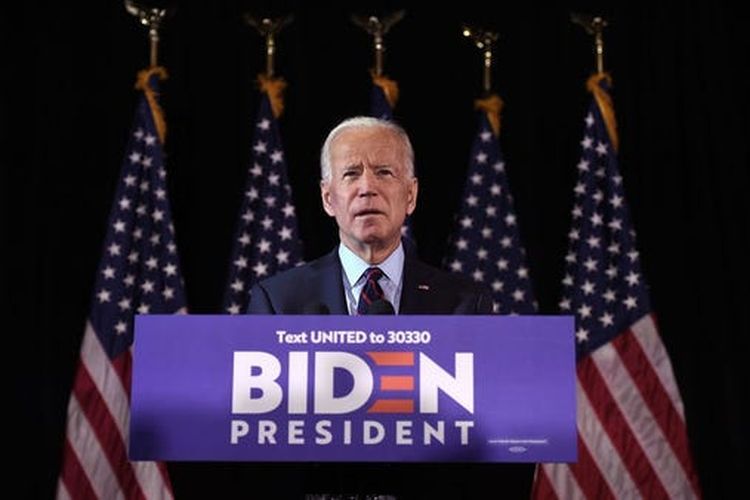 Mantan wakil presiden Amerika Serikat, sekaligus kandidat calon presiden (capres) Partai Demokrat Joe Biden.