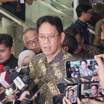 Menteri Keuangan Purbaya Yudhi Sadewa di Kompleks Parlemen pada Rabu (3/6/2026).