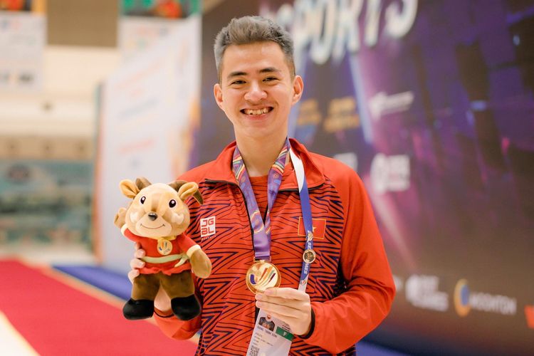 ?inh D??ng Thành (Rabiz) dari tim D'Xavier, atlet perwakilan Vietnam yang mengikuti ajang SEA Games 2021 cabang olahraga e-sports nomor PUBG Mobile.