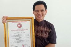Karena 61 Buku, Dosen Itera Raih Penghargaan Indonesia Book of Records