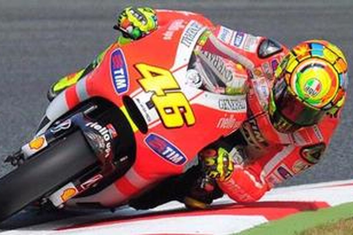 Pebalap Ducati, Valentino Rossi.