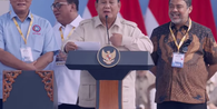 Prabowo di Panggung May Day: Gue Presidennya, Bukan Teddy Indra Wijaya